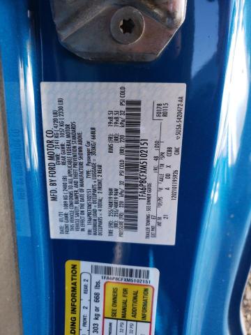 1FA6P8CFXM5102151 Ford MUSTANG GT
