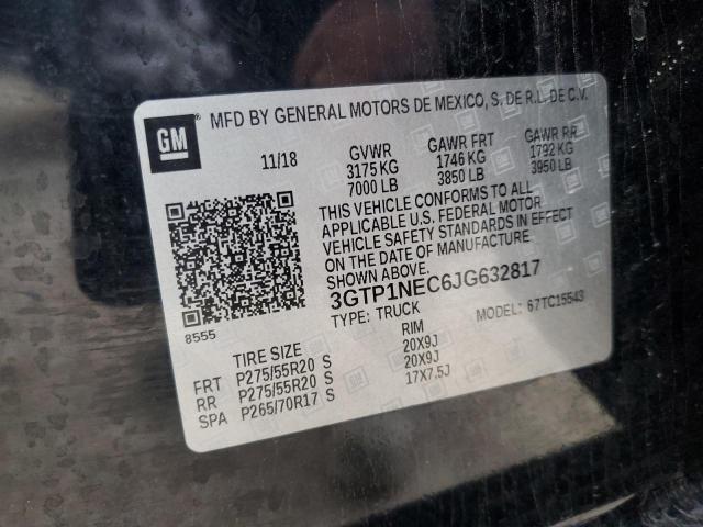 3GTP1NEC6JG632817 GMC Sierra C1500 Slt