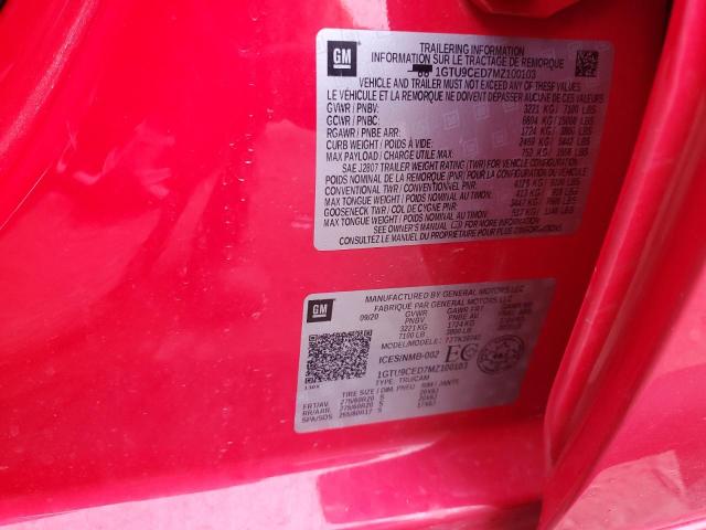 1GTU9CED7MZ100103 GMC Sierra K1500 Elevation