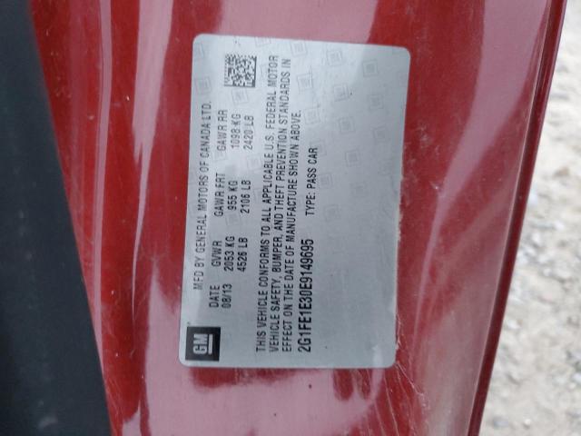 2G1FE1E30E9149695 Chevrolet CAMARO LS