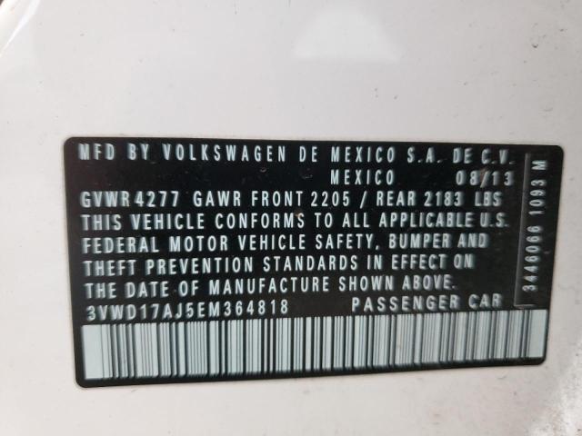 3VWD17AJ5EM364818 Volkswagen JETTA SE