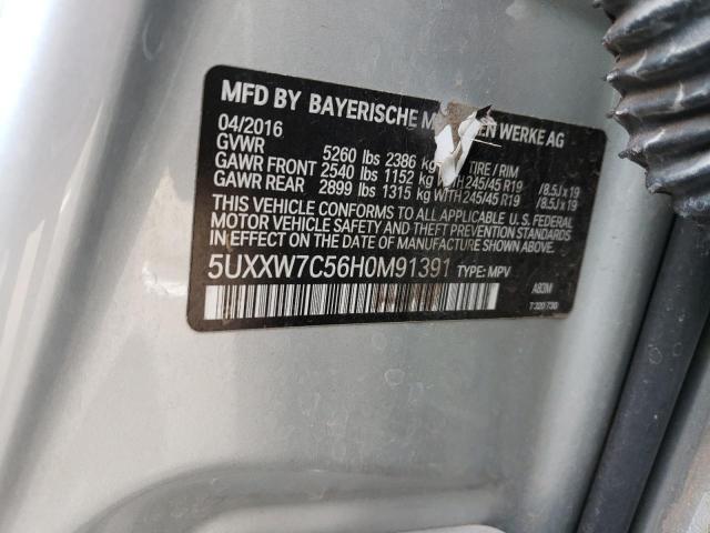 5UXXW7C56H0M91391 BMW X4 Xdrivem40i
