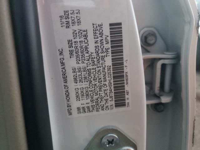5J8TB4H59HL025392 Acura Rdx Technology