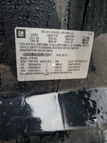 1GKS2BKC6GR215317 GMC YUKON SLT