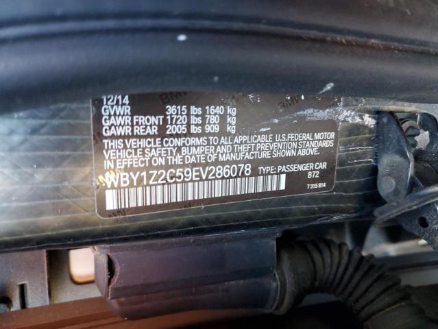 WBY1Z2C59EV286078 BMW I3 Bev