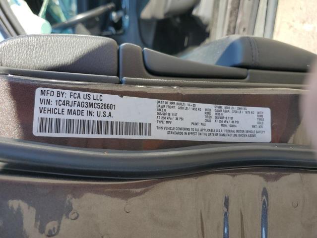 1C4RJFAG3MC526601 Jeep Grand Cherokee Laredo