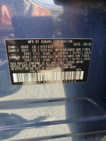 4S4WMARDXM3408273 Subaru Ascent Touring