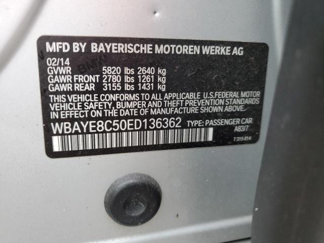 WBAYE8C50ED136362 BMW 750 LI