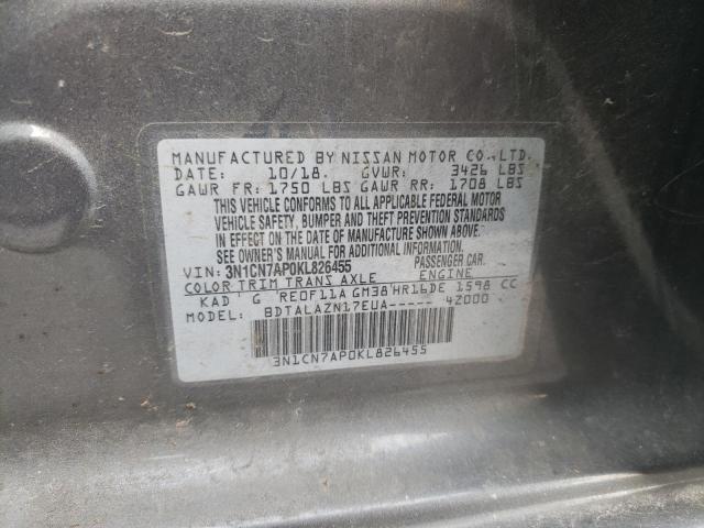 3N1CN7AP0KL826455 Nissan VERSA S