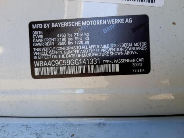 WBA4C9C59GG141331 BMW 428 Xi Gran Coupe Sulev