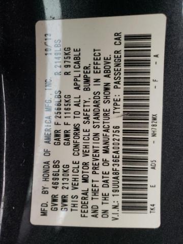 19UUA8F36EA002756 Acura Tl Se