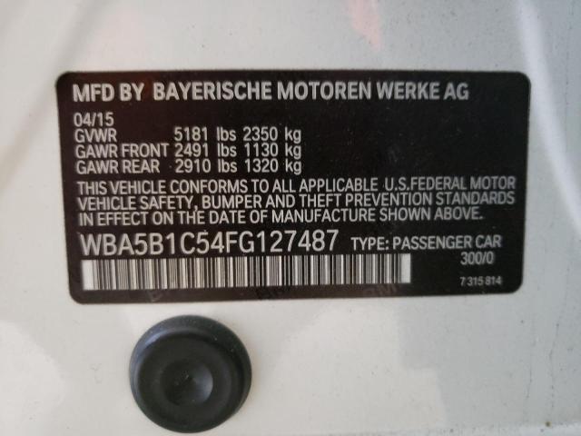 WBA5B1C54FG127487 BMW 535 I