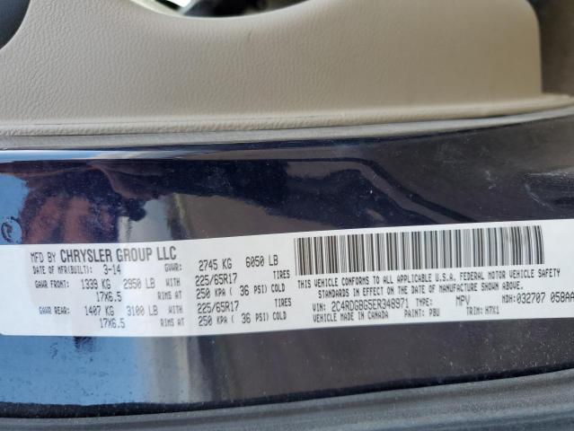 2C4RDGBG5ER348971 Dodge Grand Caravan Se