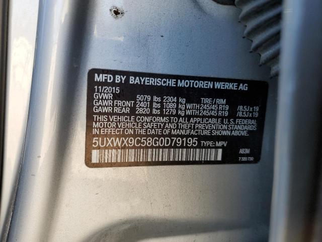 5UXWX9C58G0D79195 BMW X3 Xdrive28i