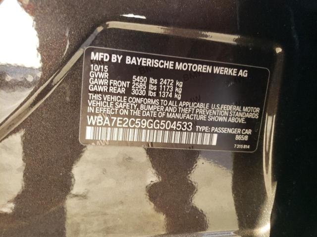 WBA7E2C59GG504533 BMW 740 I
