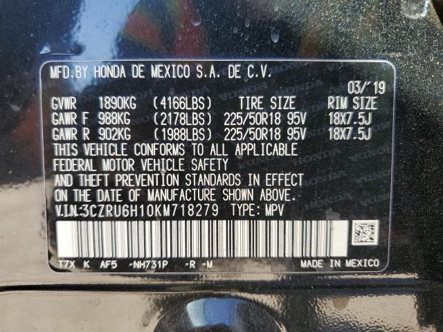 3CZRU6H10KM718279 Honda HR-V SPORT