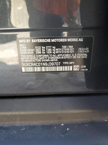 5UXCR4C01N9J39707 BMW X5 Sdrive 40i