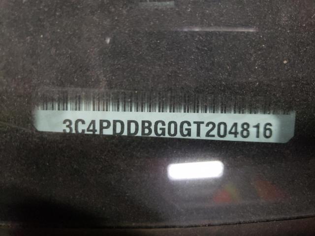 3C4PDDBG0GT204816 Dodge Journey Sxt