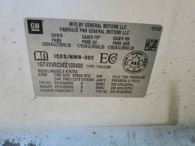 1GTV2VEC5EZ103420 GMC Sierra K1500 Slt