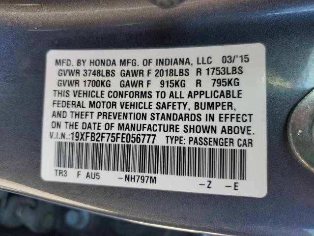 19XFB2F75FE056777 Honda CIVIC SE