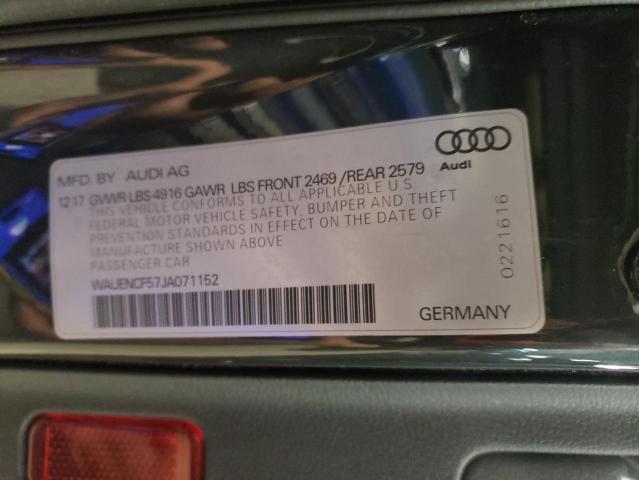 WAUENCF57JA071152 Audi A5 Premium Plus S-line