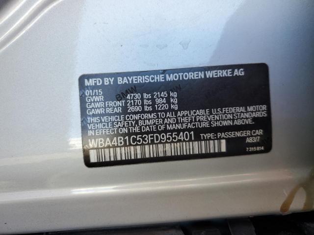 WBA4B1C53FD955401 BMW 435 I Gran Coupe
