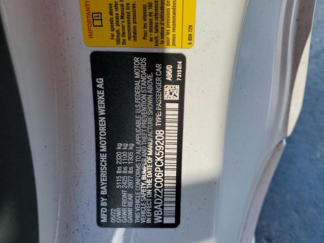 WBADZ2C06PCK59208 BMW 840i