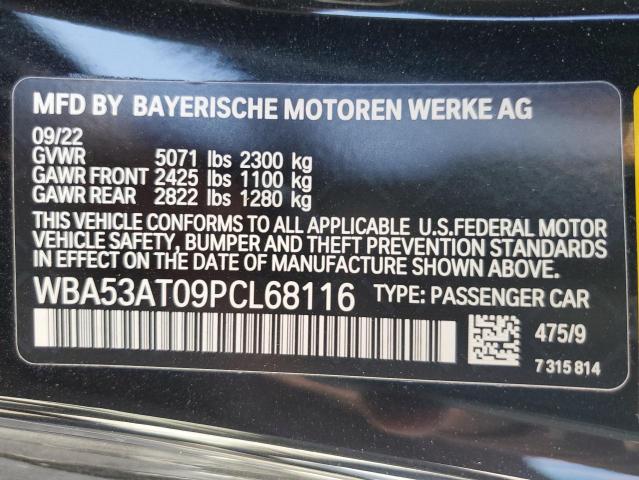 WBA53AT09PCL68116 BMW M440I
