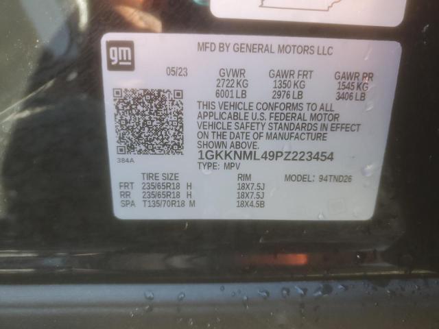 1GKKNML49PZ223454 GMC ACADIA SLT