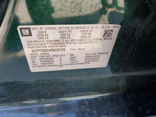 3GTP1UEC4FG226729 GMC Sierra C1500 Sle