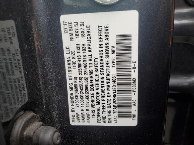 7FARW2H51JE014031 Honda CR-V EX