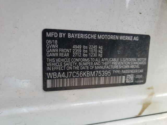 WBA4J7C56KBM75395 BMW 440xi Gran Coupe