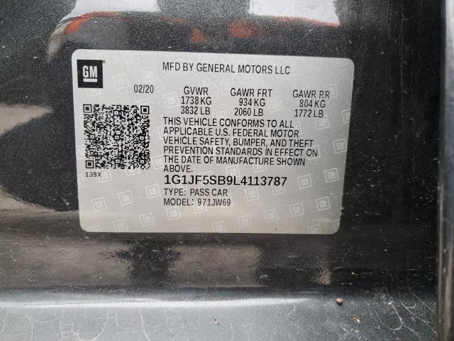 1G1JF5SB9L4113787 Chevrolet Sonic Premier
