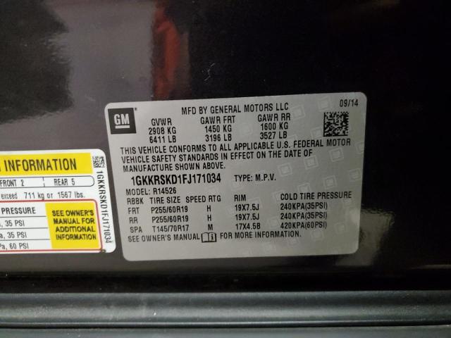1GKKRSKD1FJ171034 GMC Acadia Slt-2