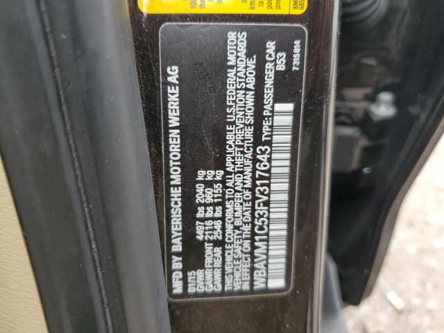 WBAVM1C53FV317643 BMW X1 Sdrive28i