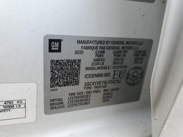 1GC4YVEY4LF241762 Chevrolet Silverado K3500 High Country