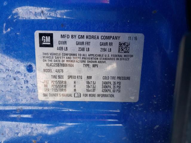 KL4CJ2SB7HB061604 Buick Encore Sport Touring