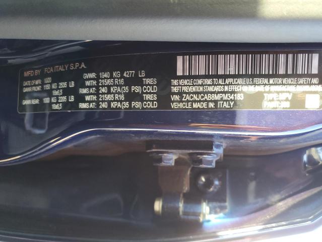 ZACNJCAB8MPM34183 Jeep Renegade Sport