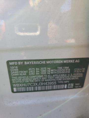 WBXHU7C3XJ3H43955 BMW X1 Sdrive28i