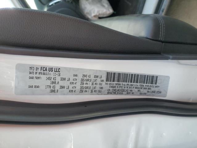 1C4RDJAG1HC691143 Dodge Durango Sxt