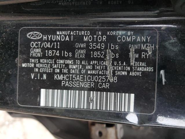 Auction sale of the 2012 Hyundai Accent Gls , vin: KMHCT5AE1CU025798, lot number: 176887823