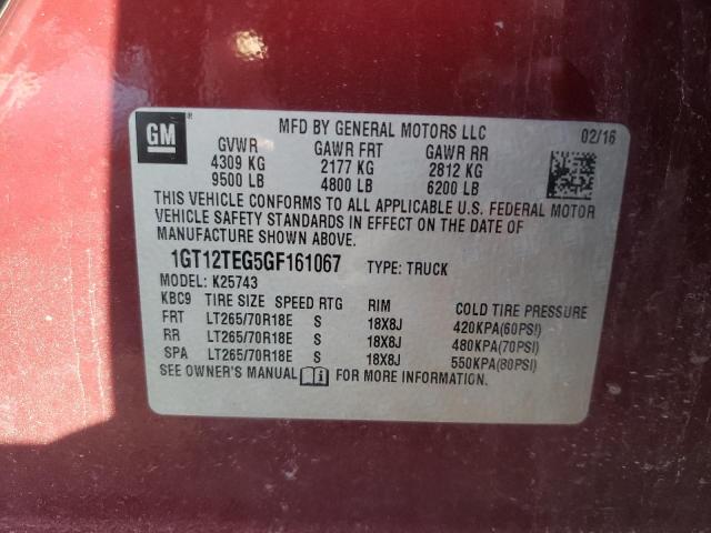 1GT12TEG5GF161067 GMC Sierra K2500 Slt