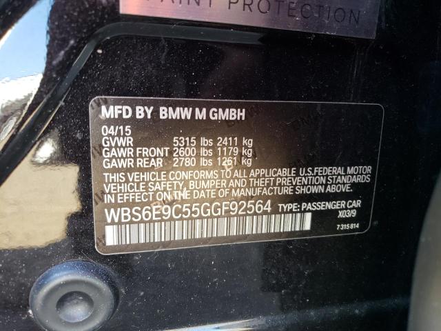 WBS6E9C55GGF92564 BMW M6 Gran Coupe