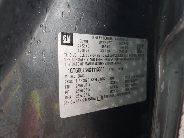1GTG6CE34G1113360 GMC CANYON SLE