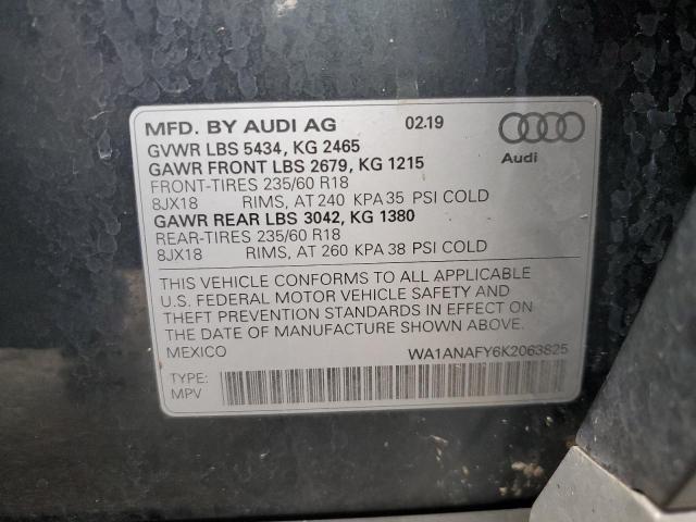 WA1ANAFY6K2063825 Audi Q5 PREMIUM