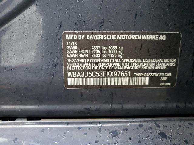 WBA3D5C53EKX97651 BMW 328 D Xdrive