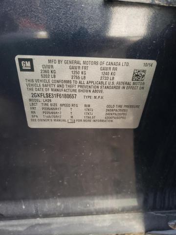 2GKFLSE31F6180657 GMC Terrain Slt