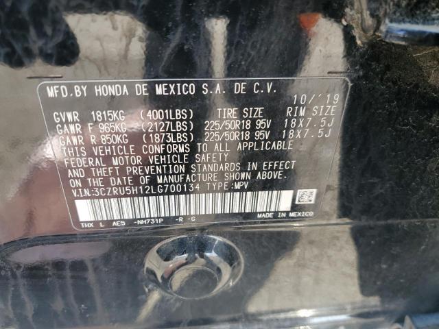 3CZRU5H12LG700134 Honda HR-V SPORT