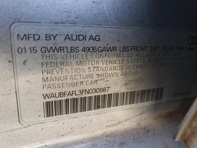WAUBFAFL3FN030987 Audi A4 PREMIUM