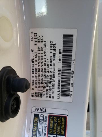 5J6RM3H96FL009495 Honda Cr-v Touring
